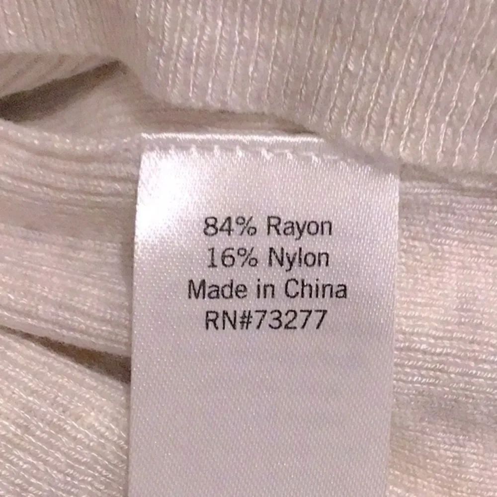 Evri NEW Cream Puff Sleeve Ribbed Knit Crew Neck Sweater - Picture 11 of 13